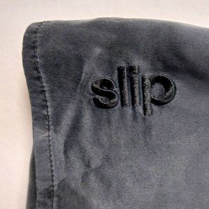 Slip Pure 100% Silk Queen Pillowcase Black Anti Aging, Anti Bed Head